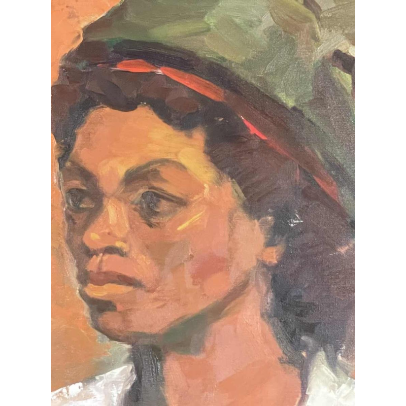 Marcel MARLIER (1929-1999): « Fille des îles » 1973 70x50 cm