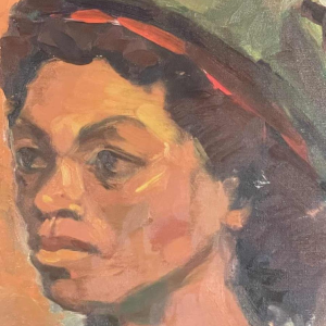 Marcel MARLIER (1929-1999): « Fille des îles » (Eiland meisje) 1973 70x50 cm