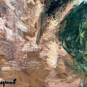 Maurice LEGRAND (1906-2004): « les soleils » (tournesols) peinture sur toile