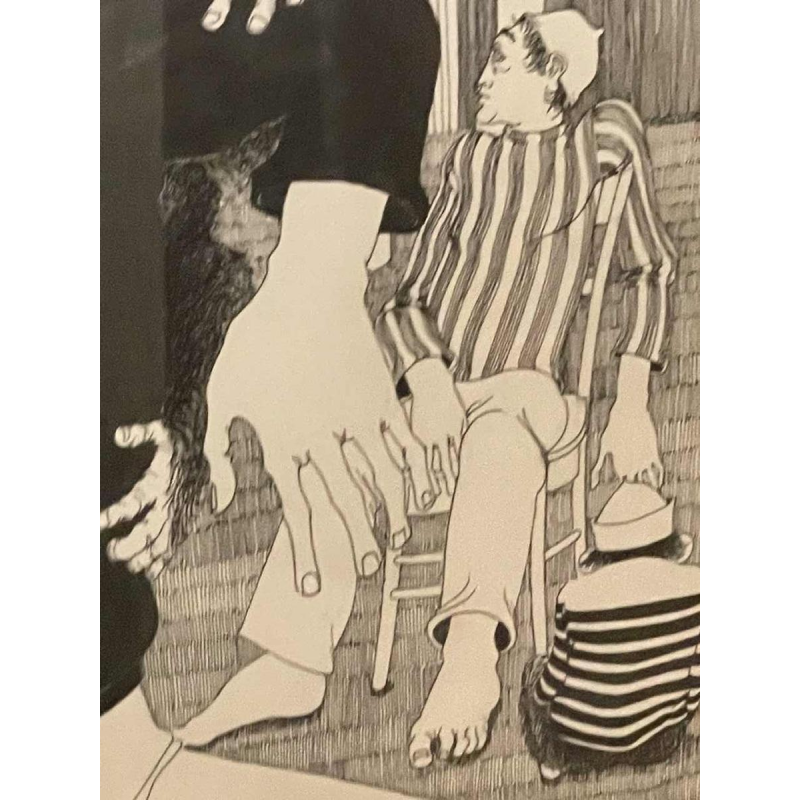 Jean-Pierre Félix (1938-): encre de chine