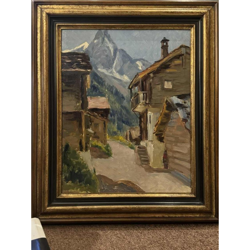 Dr Pierre DELCOURT (1914-): Zinal (village in the Valais region of Switzerland)