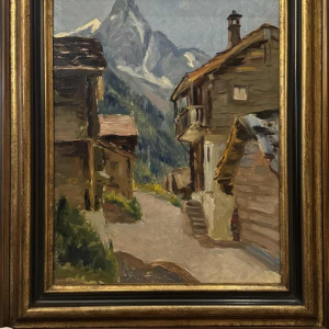 Dr Pierre DELCOURT (1914-): Zinal (village in the Valais region of Switzerland)