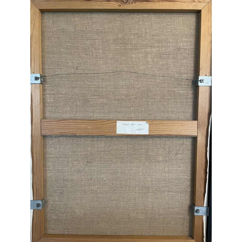 Marcel MARLIER (1929-1999): « Fille des îles » (Eiland meisje) 1973 70x50 cm