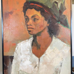 Marcel MARLIER (1929-1999): « Fille des îles » (Eiland meisje) 1973 70x50 cm