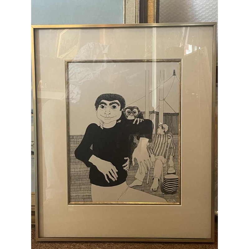 Jean-Pierre Félix (1938-): encre de chine