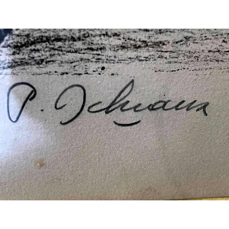 Paul DELVAUX (1897-1994) lithograph "Le Jardin" 1971