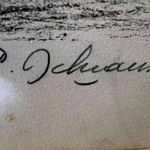 Paul DELVAUX (1897-1994) lithograph "Le Jardin" 1971