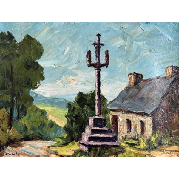 Jacques Vander Elst (1925-1991): 'St. John's Golgotha in Bretagne 1970'