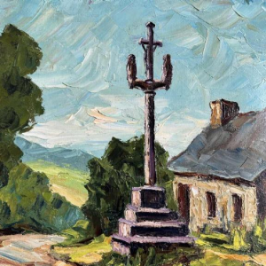 Jacques Vander Elst (1925-1991): "Calvary in St Jean in Brittany 1970"