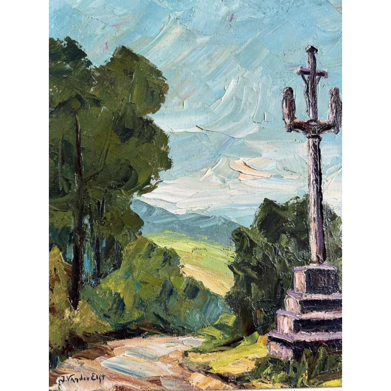 Jacques Vander Elst (1925-1991): 'St. John's Golgotha in Bretagne 1970'