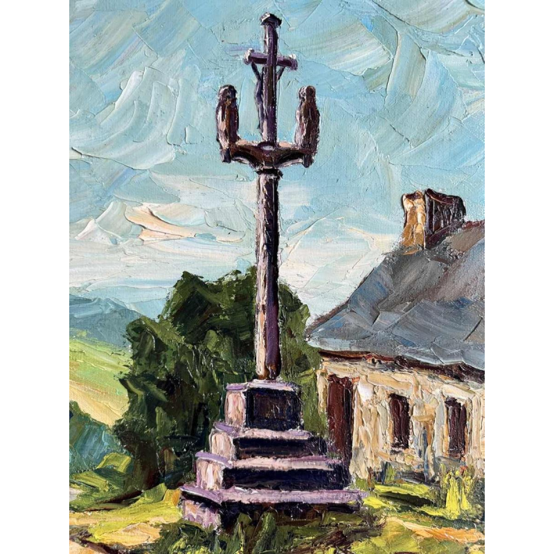 Jacques Vander Elst (1925-1991): « Calvaire à St Jean en Bretagne 1970 »