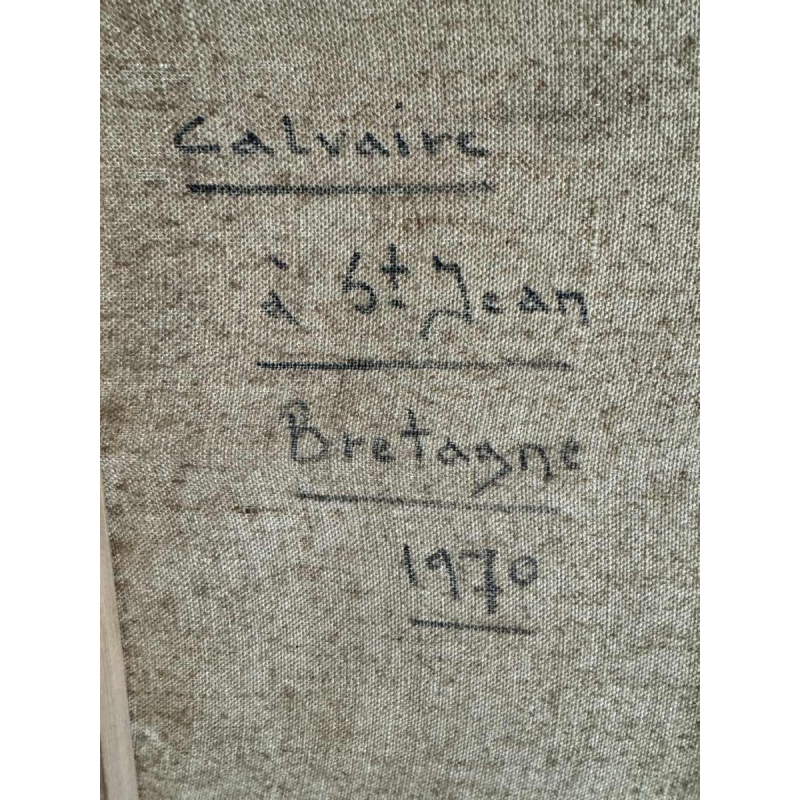 Jacques Vander Elst (1925-1991): 'St. John's Golgotha in Bretagne 1970'