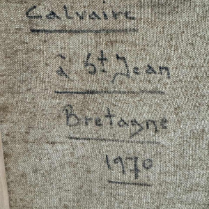 Jacques Vander Elst (1925-1991): « Calvaire à St Jean en Bretagne 1970 »