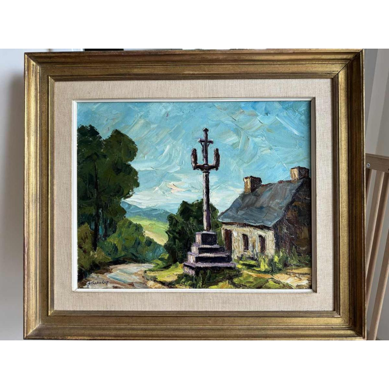 Jacques Vander Elst (1925-1991): "Calvary in St Jean in Brittany 1970"