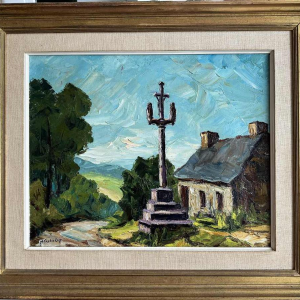 Jacques Vander Elst (1925-1991): 'St. John's Golgotha in Bretagne 1970'