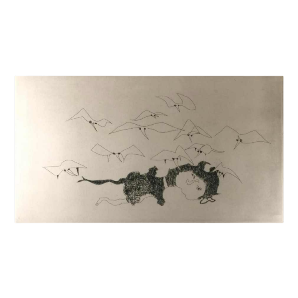 Anne Body " She is rotten " 1967, engraving on paper 1/36