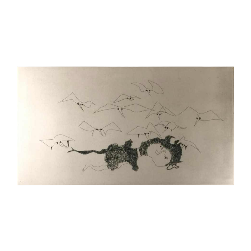 Anne Body " She is rotten " 1967, engraving on paper 1/36