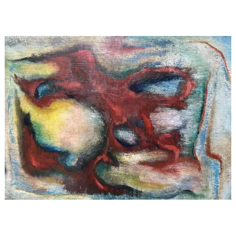 Hans H. WOLTER (1923-2007) oil on canvas dated 1967