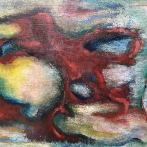 Hans H. WOLTER (1923-2007) oil on canvas dated 1967