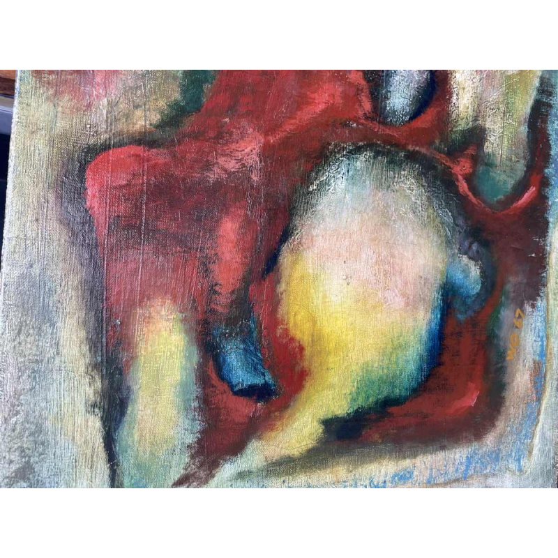 Hans H. WOLTER (1923-2007) oil on canvas dated 1967