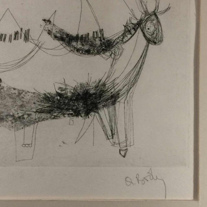 Anne Body " Anonyme du 20ème siècle ", gravure 3/17, circa 1965