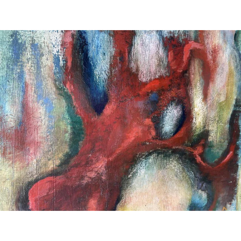 Hans H. WOLTER (1923-2007) oil on canvas dated 1967