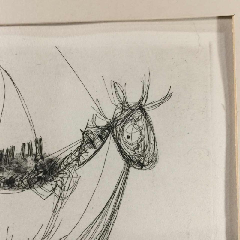 Anne Body " Anonyme du 20ème siècle ", gravure 3/17, circa 1965