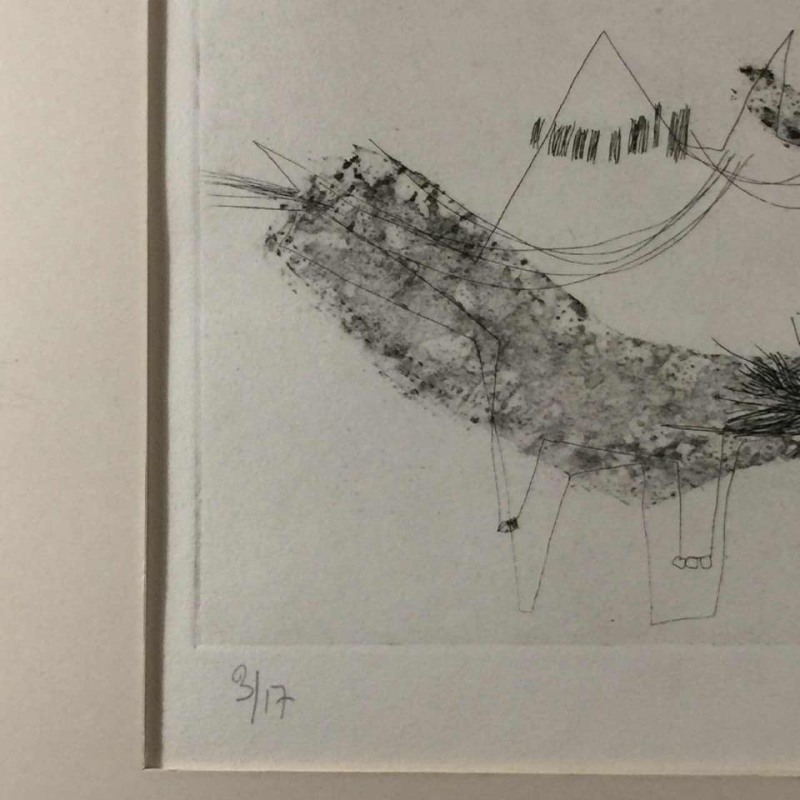 Anne Body " Anonyme du 20ème siècle ", gravure 3/17, circa 1965