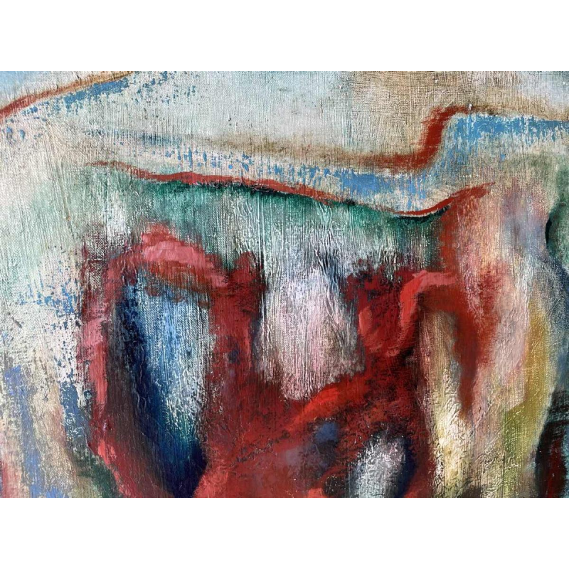 Hans H. WOLTER (1923-2007) oil on canvas dated 1967