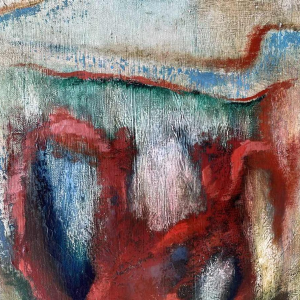 Hans H. WOLTER (1923-2007) oil on canvas dated 1967