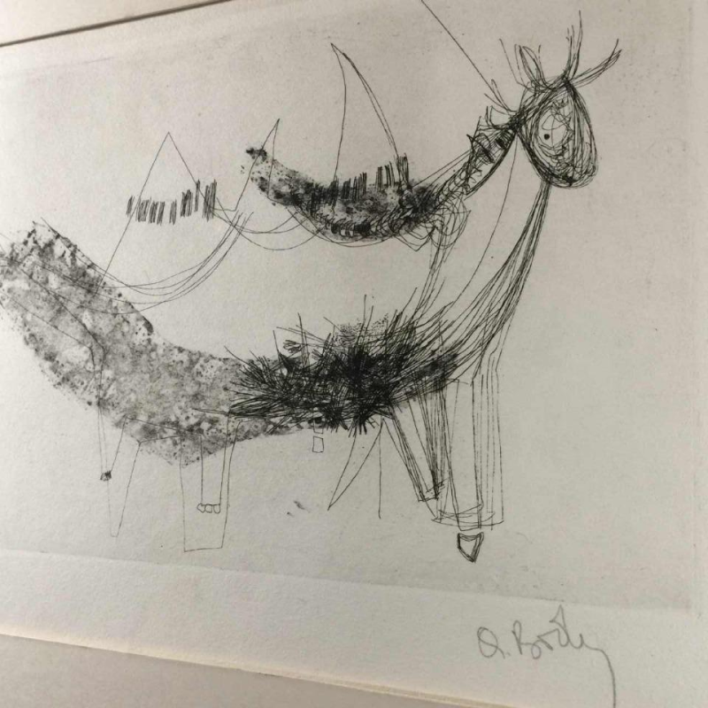 Anne Body " Anonyme du 20ème siècle ", gravure 3/17, circa 1965