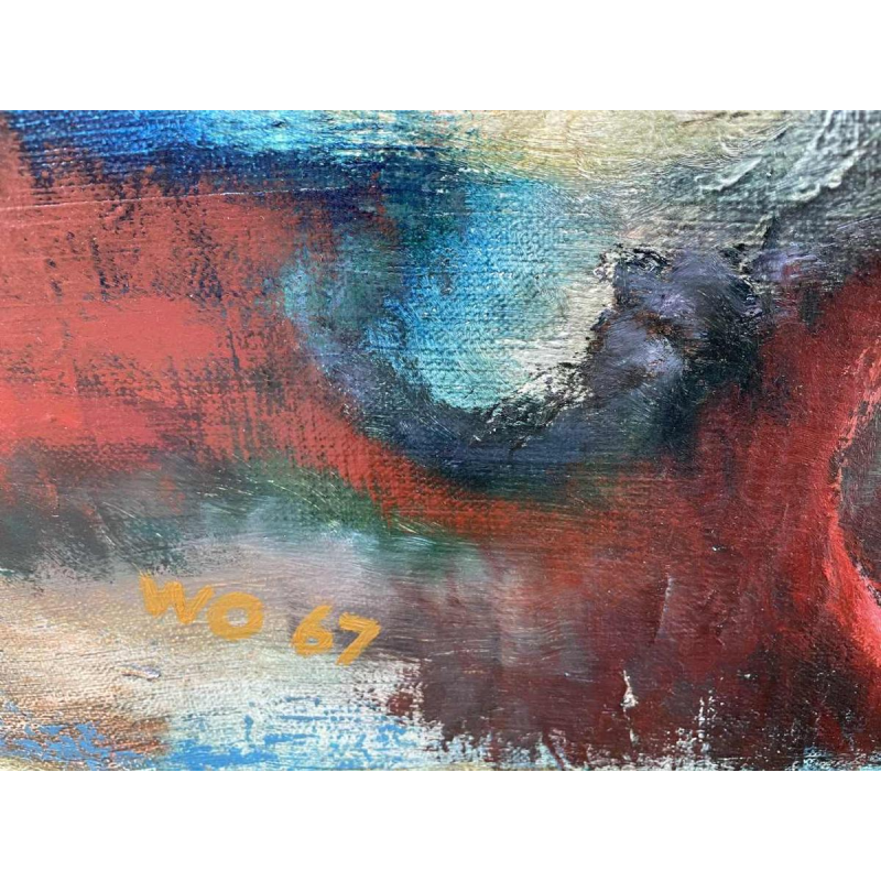Hans H. WOLTER (1923-2007) oil on canvas dated 1967