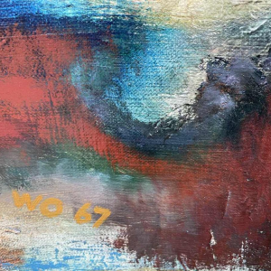 Hans H. WOLTER (1923-2007) oil on canvas dated 1967