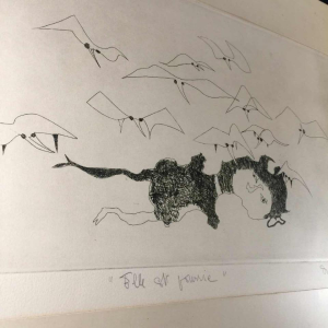 Anne Body " She is rotten " 1967, engraving on paper 1/36