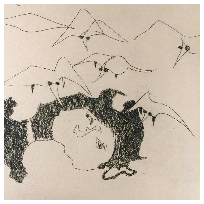 Anne Body " She is rotten " 1967, engraving on paper 1/36