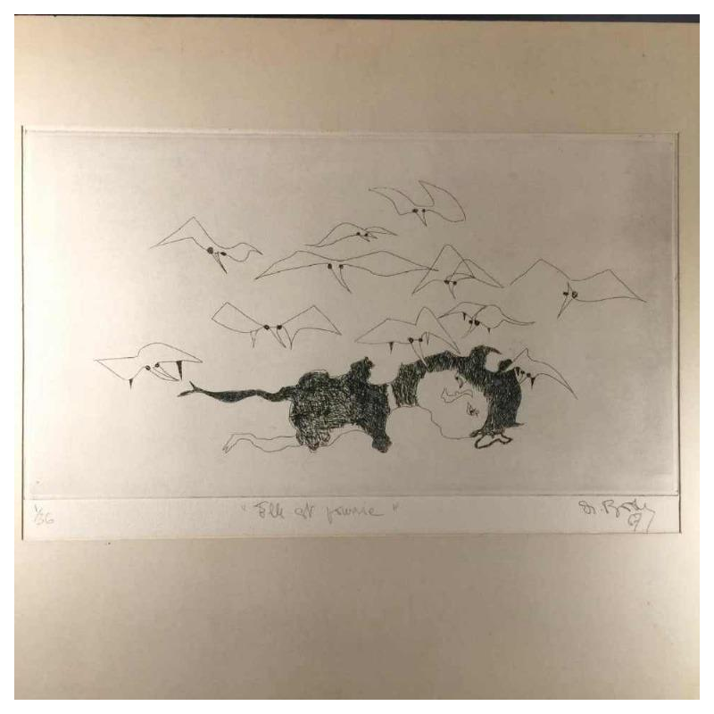 Anne Body " Elle est pourrie " 1967, gravure sur papier 1/36