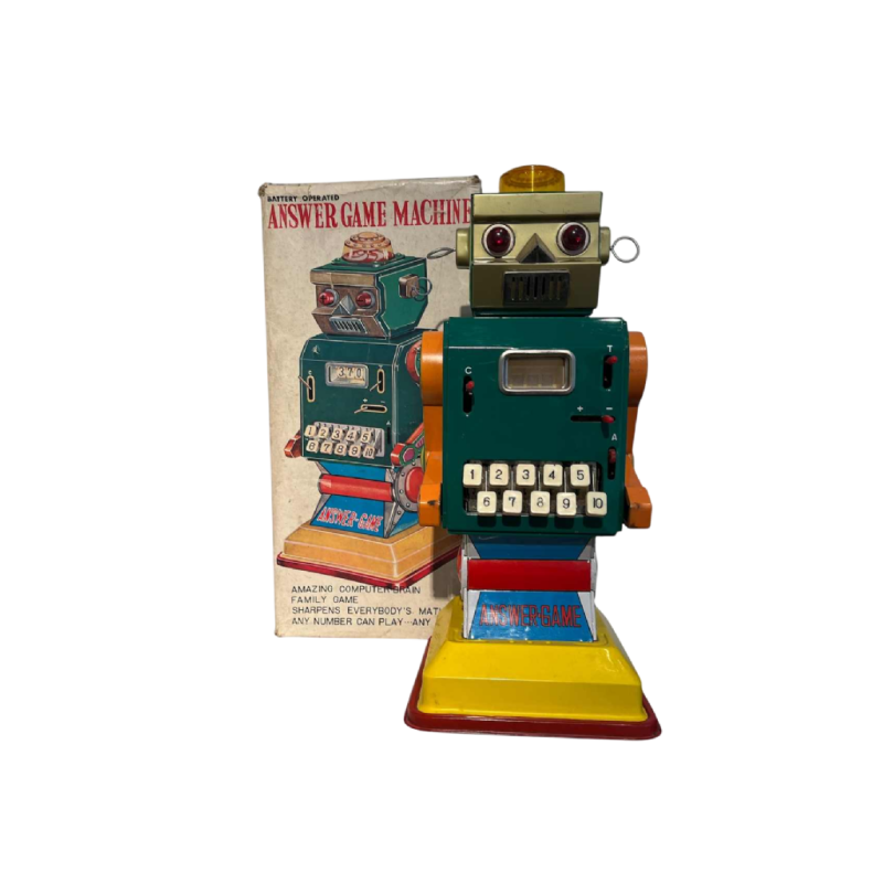 Answer Game Robot Machine' jouet ICHIDA, Japon, vers 1962