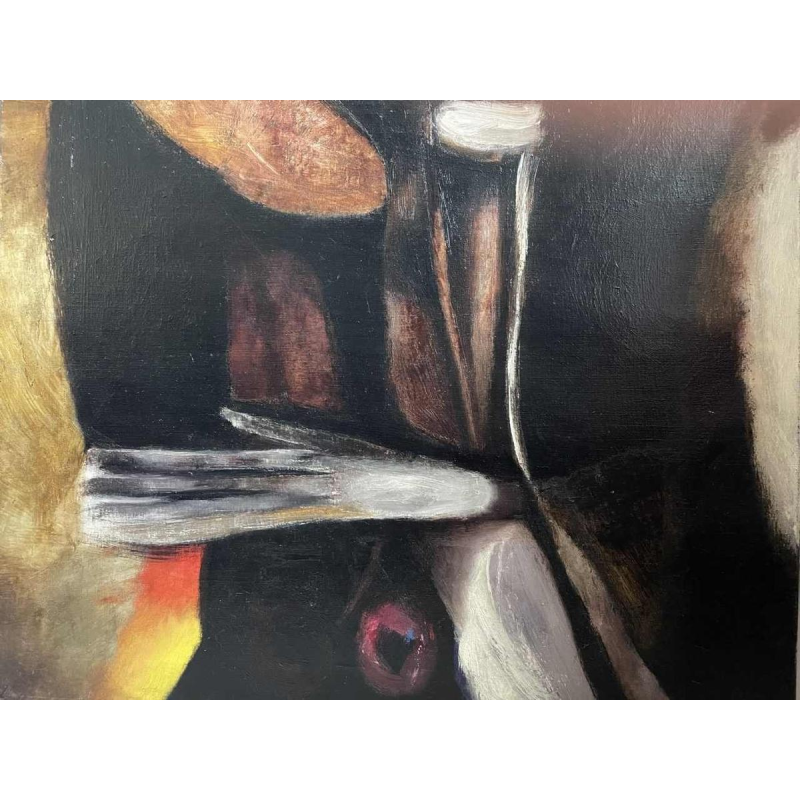 Luc PEROT (1922-1985): The Kiss 1963 hst