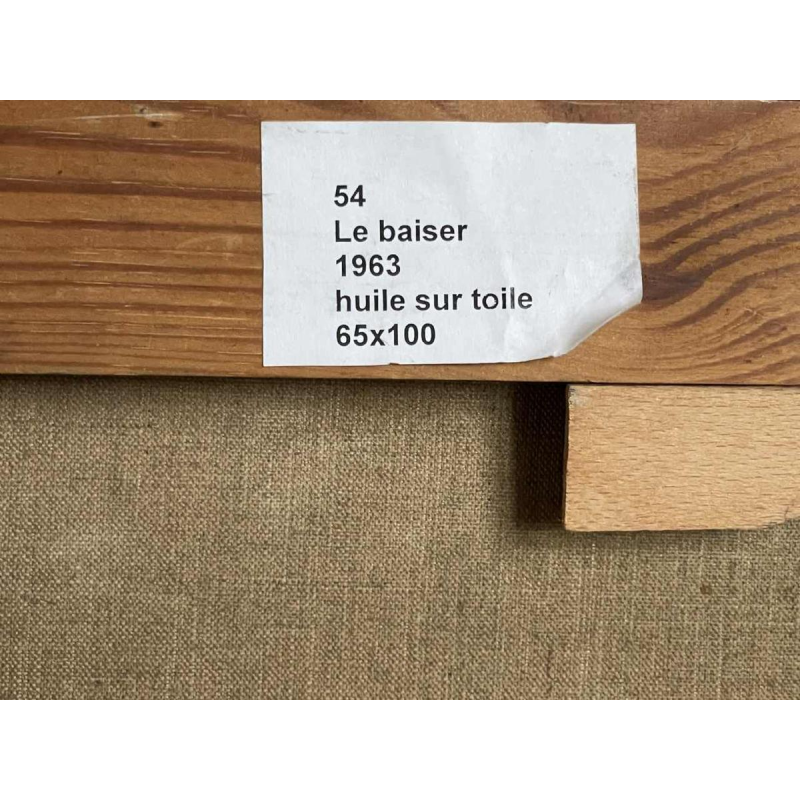 Luc PEROT (1922-1985): De kus 1963 hst