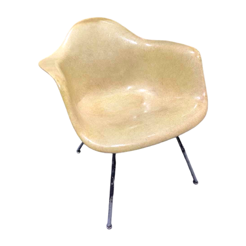 Charles et Ray EAMES pour Zénith, fauteuil Dax en fibre de verre, 1ere édition, 1950