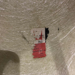 Charles and Ray Eames for Zenith, Dax fibreglass armchair, 1st edition, 1950