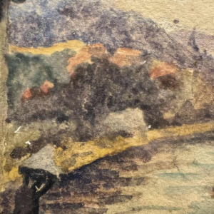 Albert DANDOY (1885-1977): « Namen - sluis en sleepboot op de Sambre »