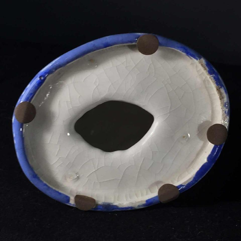 Domien Ingels voor CERAMAES, Keramisch dierbeeldhouwwerk, Blauw Turkije, 1930