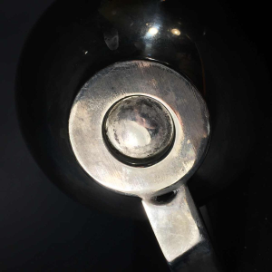 MODERNIST Silver Metal Tea Service Alpaca Mailleshort, circa 1940