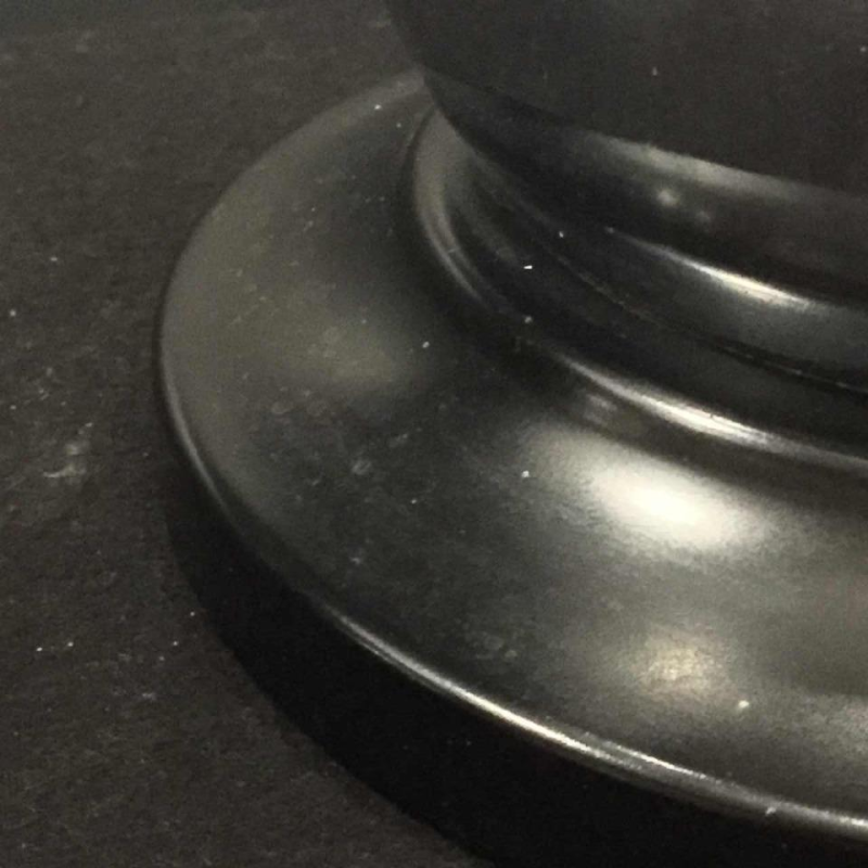 Paar Art Deco "Ball" Tafel lamp, Jacques Adnet stijl, circa 1930/40