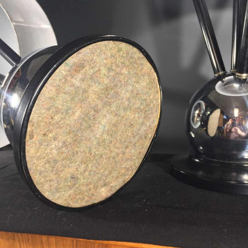 Pair of Art Deco " Sputnik Ball " Table Lamp, Jacques Adnet style, circa 1930/40