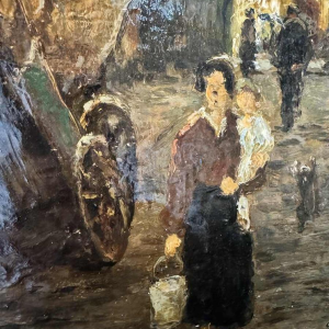 Albert DANDOY (1885-1977): Namen - doorgang rue des Brasseurs naar de Samber.