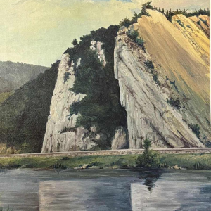 Georges COSSE : « La Meuse à Profondeville - Lustin »