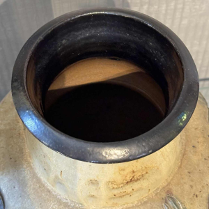 Jules GUERIN (1919-1999): unieke vaas met Afrikaans decor