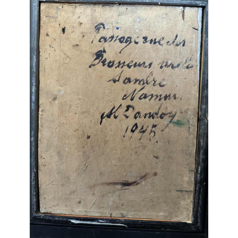 Albert DANDOY (1885-1977): Namen - doorgang rue des Brasseurs naar de Samber.
